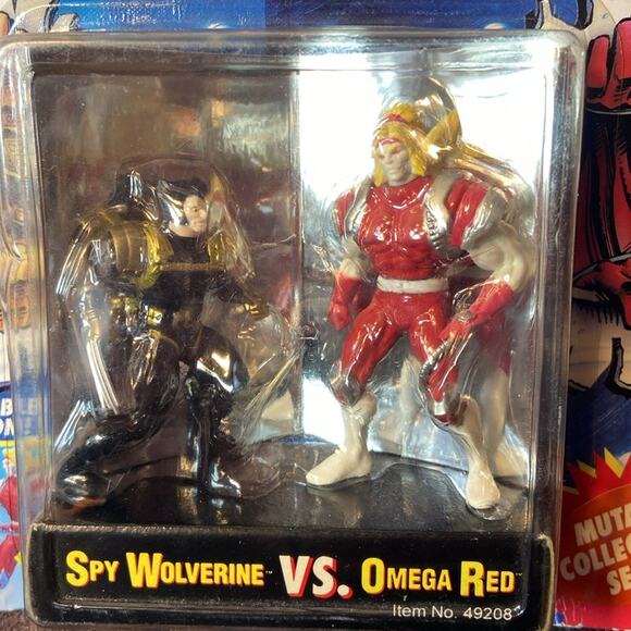 Marvel Comics X-Men Steel Mutants Spy Wolverine vs Omega Red - Picture 2 of 5